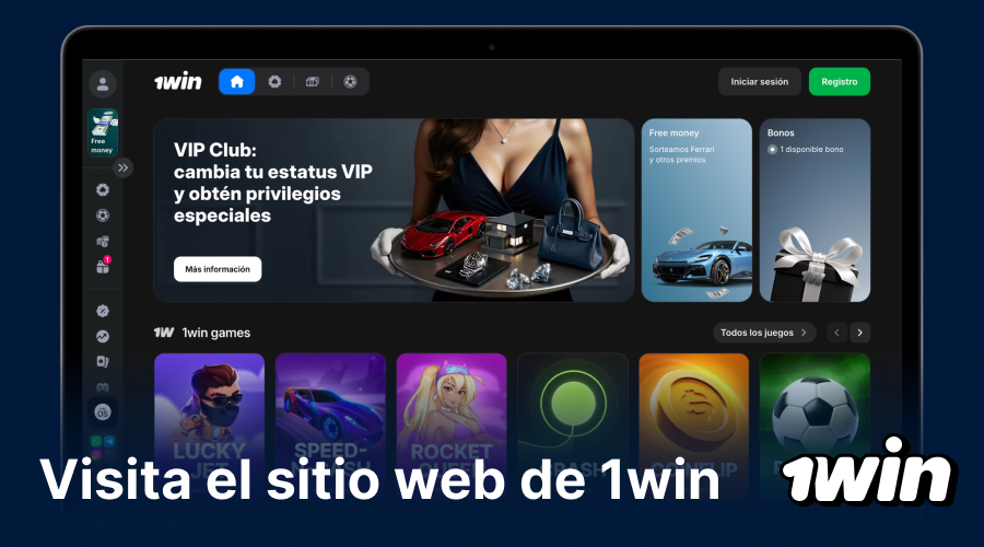 Acceso al sitio oficial de 1win Argentina