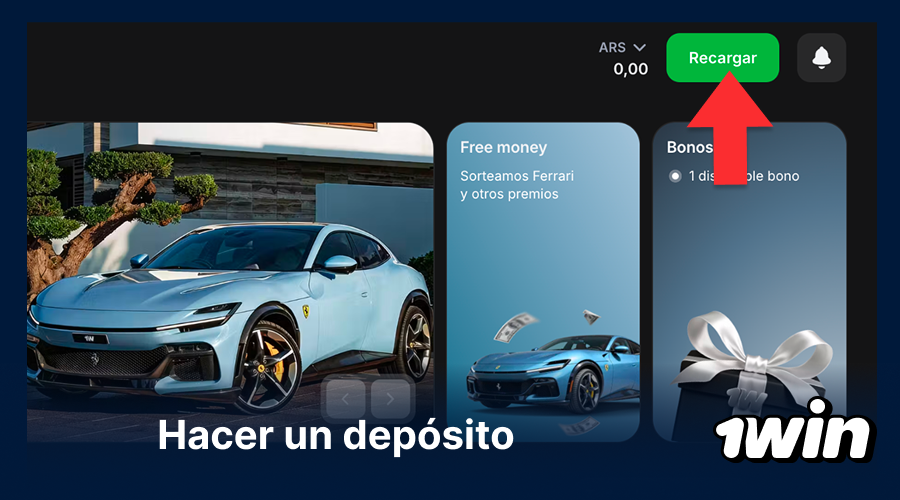 Acceso final para gestionar pesos en 1win
